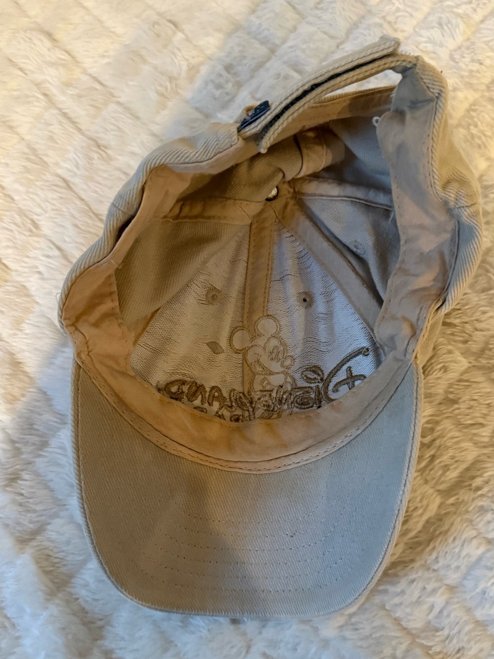 Disneyland Paris Beige Baseball Cap - Picture 2 of 3